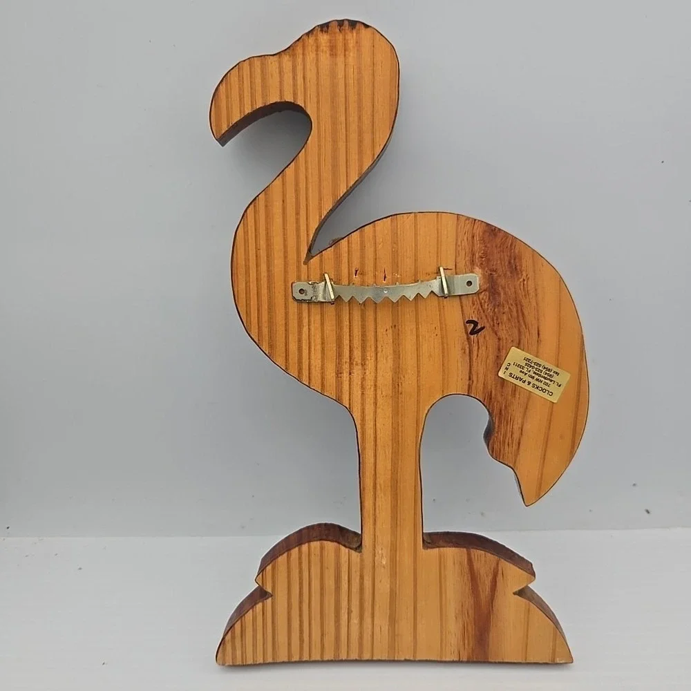 Wood Flamingo‎ Tree Key Holder Key West Travel Souvenir 10